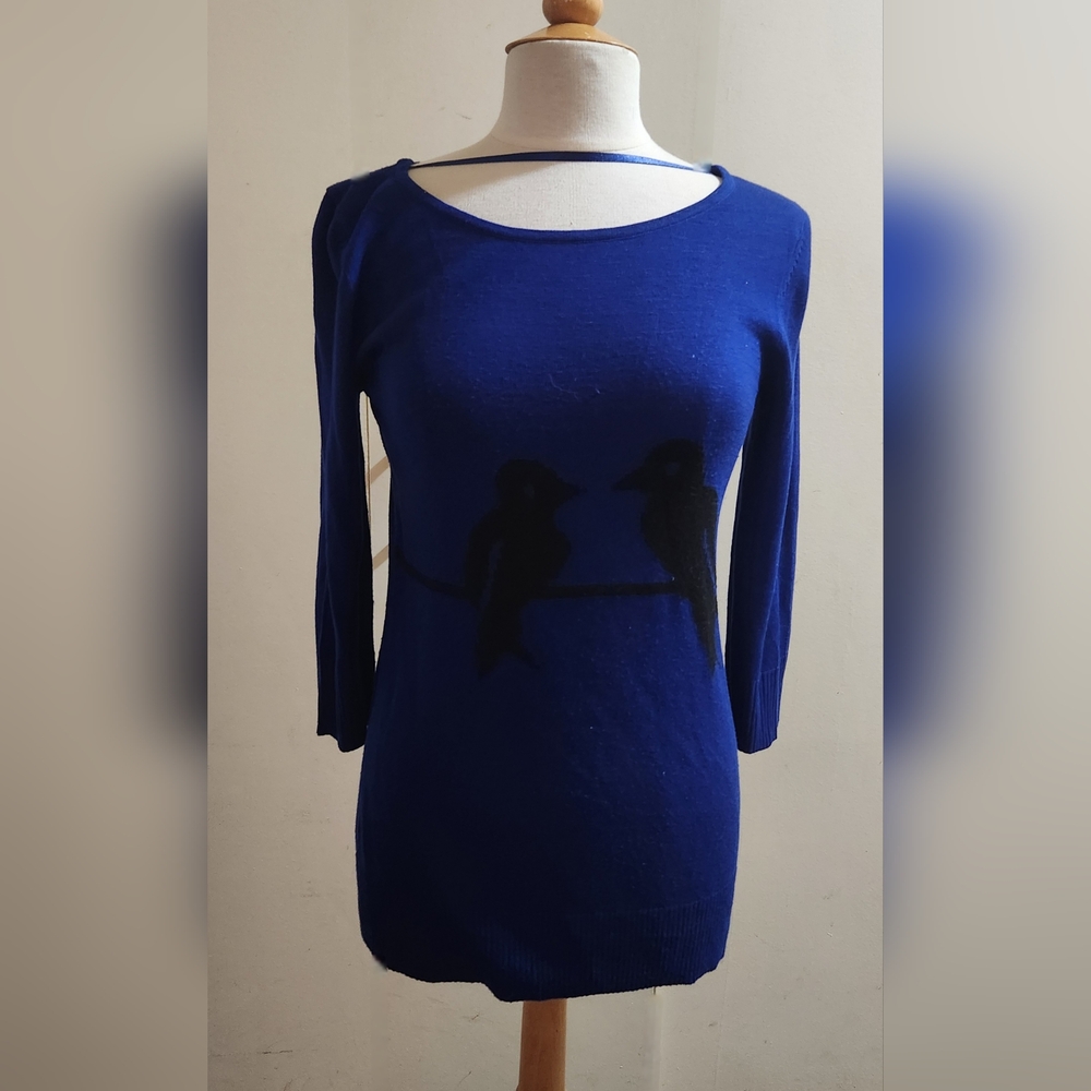 Cupio Royal Blue Knit Top